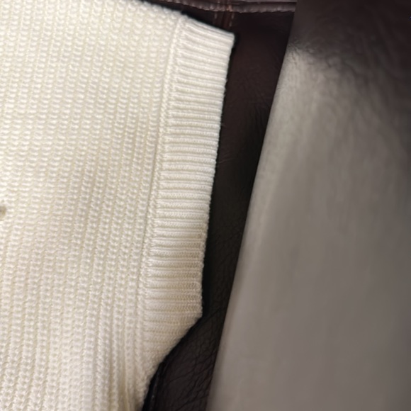 NWOT Ugerlov Knit PULLOVER SWEATER TOP SIZE M CREAMY WHITE COLOR - Picture 7 of 10